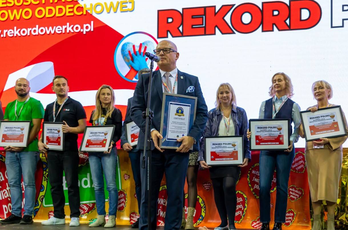 „Największa Lekcja Resuscytacji Krążeniowo Oddechowej”!