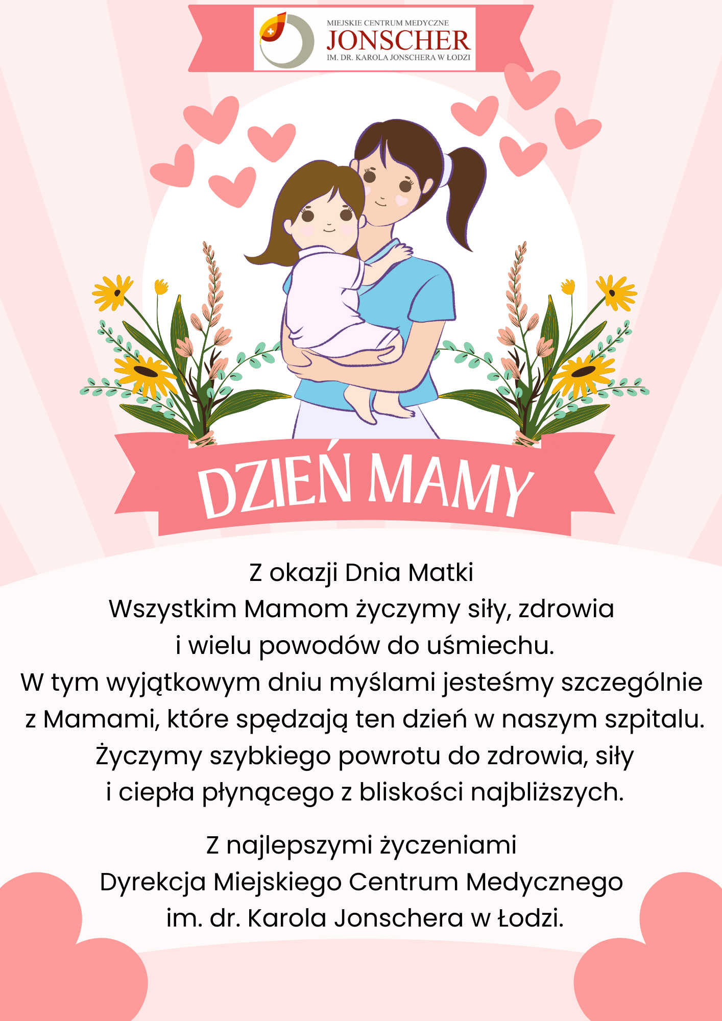 Życzenia z okazji Dnia Matki