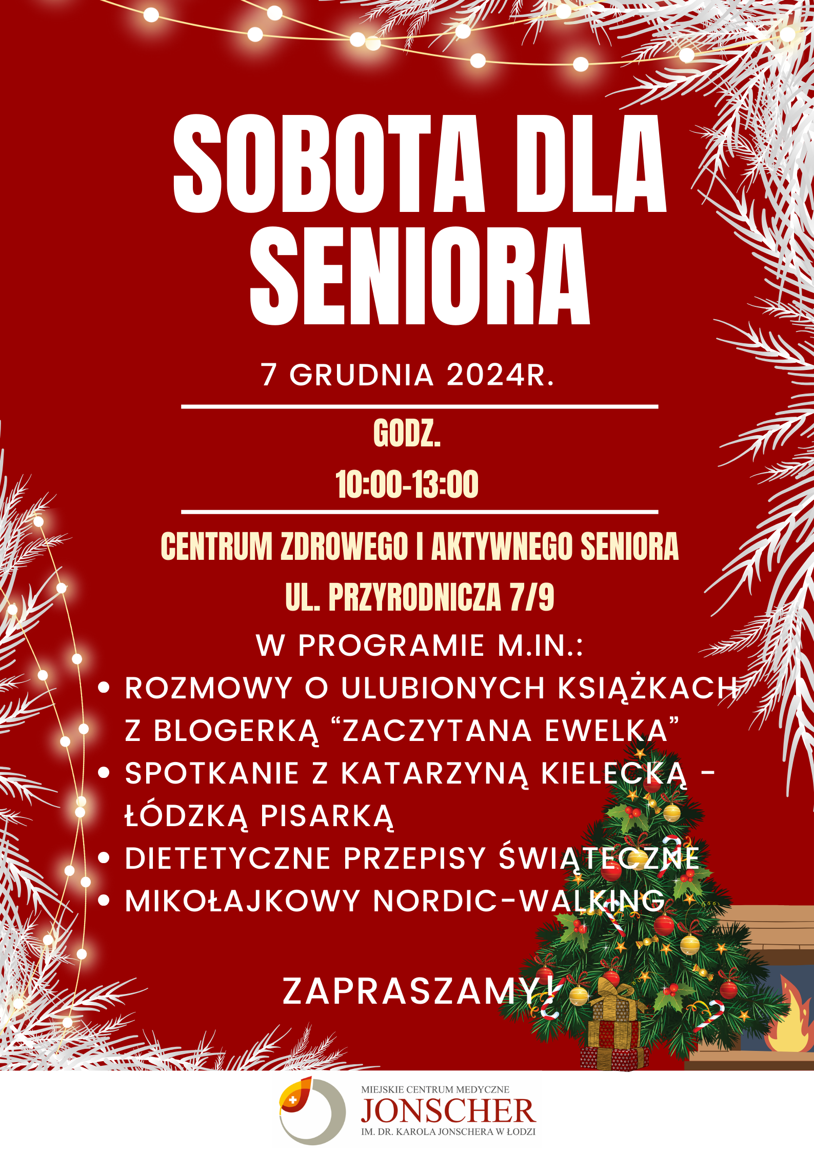 Sobota dla Seniora - 7 grudnia 2024 r.
